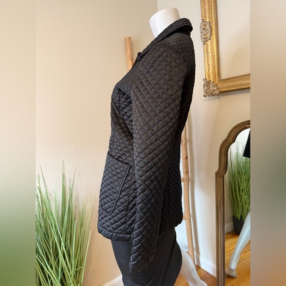 KENNETH COLE NEW YORK Quilted Black Women's Jacket Medium VINTAGE Y2K - Picture 8 of 9